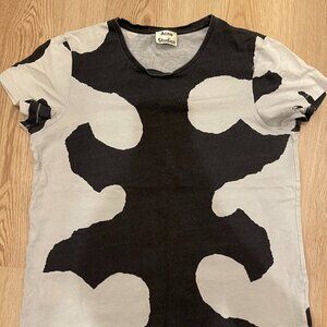 ACNE studios t shirt black white